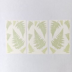 Lot of 3 Mrs. Grossman’s Vellum Collection Green Giant Velum Ferns Stickers