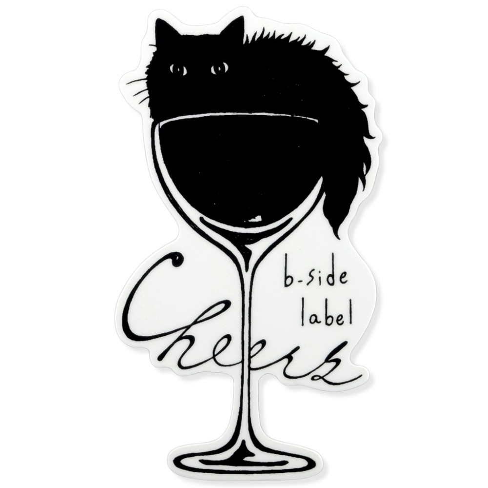 Black Cat Cocktail ✦ B-Side Label Sticker