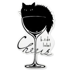 Black Cat Cocktail ✦ B-Side Label Sticker