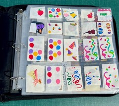 Crop In Style Binder With Lots Of Stickers ~ 18 Sheets full ~ Purple Binder
