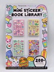 Brand New Set Of 4 Fashion Angels Super Cute Mini Sticker Book Library 200+