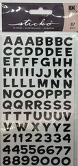 Alphabet Stickers | Flat Scrapbook Stickers | Multiple Brands and Themes