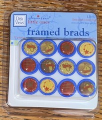 Deja Views Sharon Ann LITTLE One Framed Brads Precious Boy Boats Plane Scrapbook