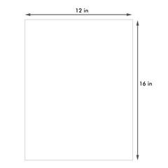 Backing Boards 12×16 Inch Uncut White Mats AcidFree Art Prints 10 PCS