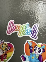 Handmade Magnet Lot Made W/ Lisa Frank Sticker Alien Cheetah Panda 90s Art