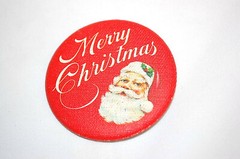 Christmas Pins and Stickers Vintage Assortment Lot of 11 X1064