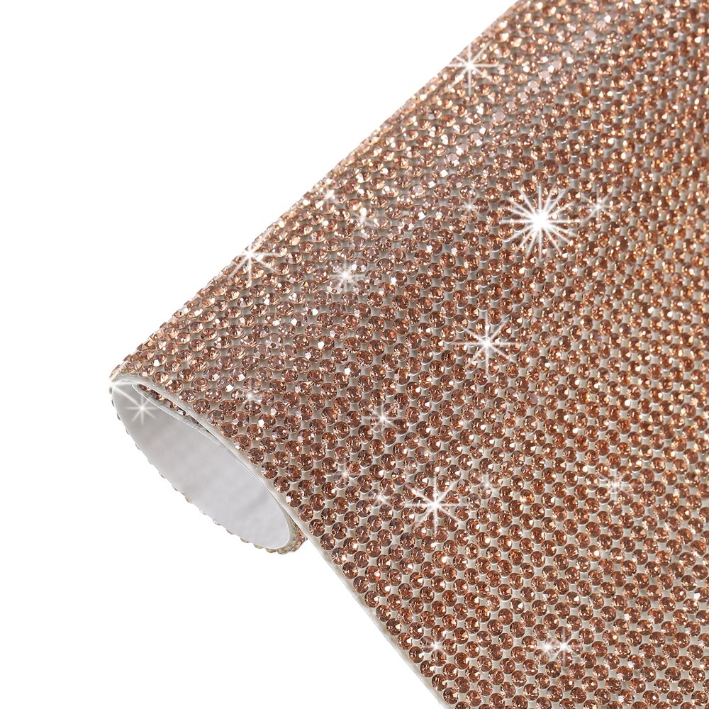 Bling Rhinestone Sheet Self-Adhesive Sticker 4.72 x 7.87 Inch Bright Yellow