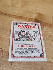 Vintage 1980s Garbage Pail Kids Mouth Phil Sticker 140a ¿