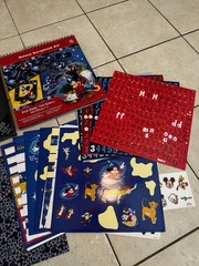 Disney Vintage Scrapbook Lot – New 12×12 Scrapbook + Lot Of Paper & Stickers