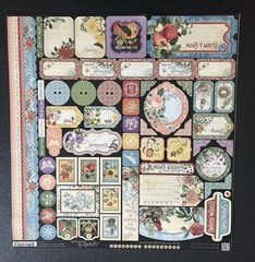 Retired Lot Of Graphic 45, Easel Albums, Paper, Stickers, Embellishments 249