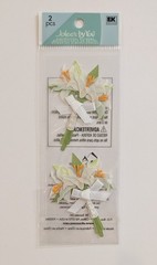 RARE Jolee’s Bouquets White Lilies Wedding Flowers Mini Pack Scrapbook Stickers