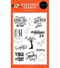 CARTA BELLA – ACRYLIC CLEAR STAMPS – FRIGHTFUL STAMPS