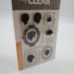Hero Arts Acrylic Stamp Family Portrait Clear Stamp Set CM274