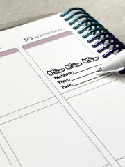 kcpearls creates Run Walk Tracker Stickers For Planners Calendars Journals Mi…