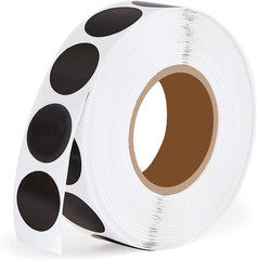 1000 PCS White round Stickers 0.5 Inch Small Circle Dot Stickers Blank Sticky D
