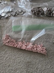 Mixed Lot of 11 Different Scrapbooking Embellishments Mixed Themes