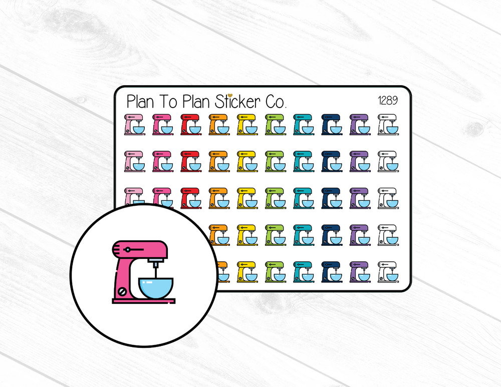 1289~~Mixers Planner Stickers.