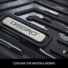 OEDRO Floor Mats Tailored Fit for Toyota Tundra CrewMax Cab/Double Cab 2014-2…