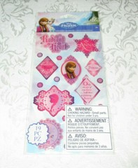 Disney Frozen Anna 19 Pieces Radiant Heart Dimensional Stickers EKSuccess 3+