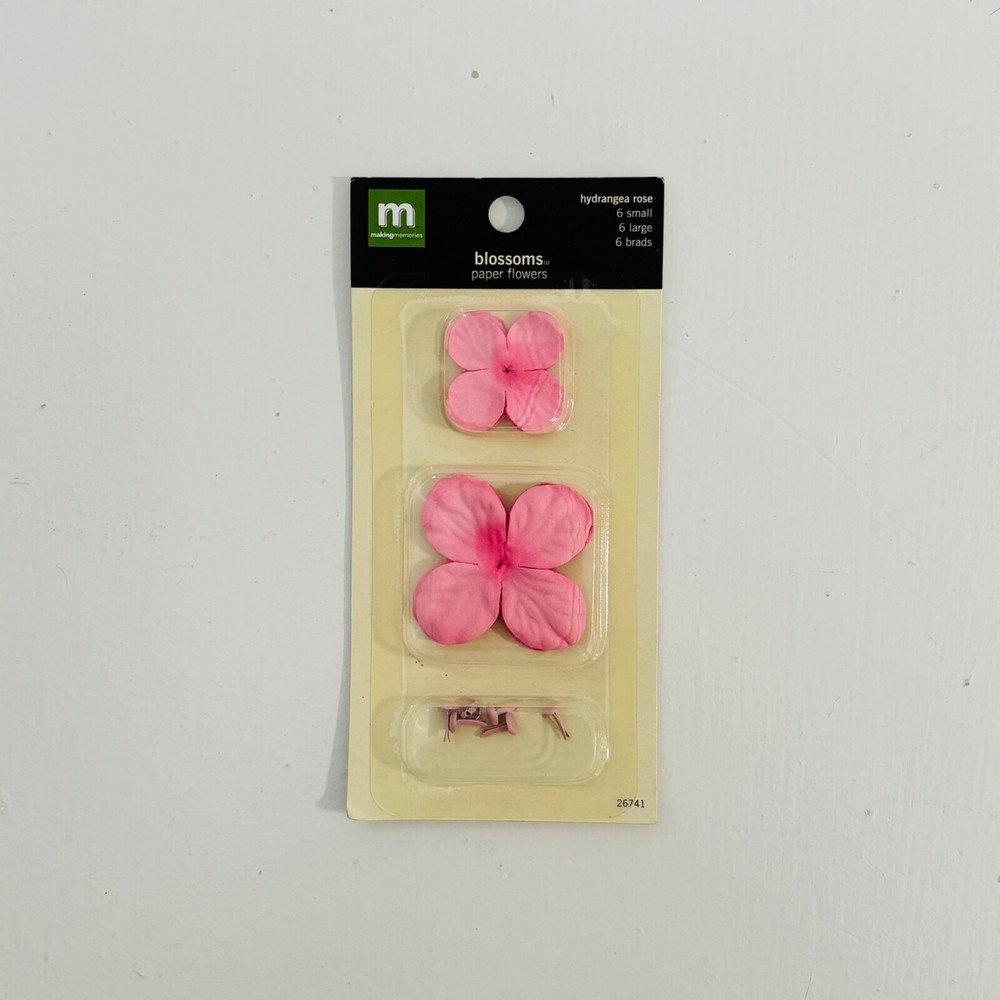 Making Memories Blossoms Paper Flowers