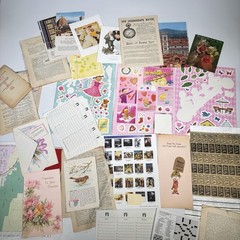 Junk Journal Ephemera Lot 4.5+ lb Vintage Paper Drawer Scrapbook Collage Craft