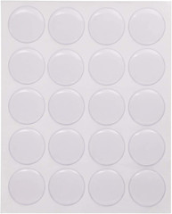 1Inch/25mm Clear Round Epoxy Resin Dome Stickers Circles Dots for Bottle Cap …