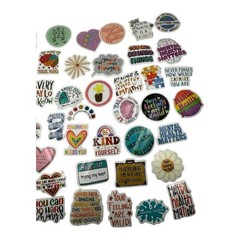 50 PACK PCS Mental Health Awareness Motivational Quote 1.5-2” Inch Stickers Lot