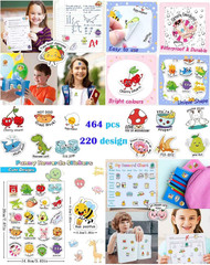Back to School Supplies, 464Pcs Teacher Motivational Stickers for Kids Students,