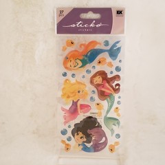 8 Sticko Dimensional Glitter Epoxy Sticker Sheets Album Lot – New In Package Mix