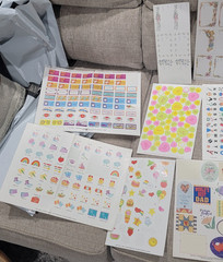 Lot Of 33 Vintage CURRENT Inc. Partial Sticker Sheets Animals Holidays Flowers