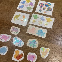 80s Stickers Vintage Pearlized Shiny Lot Of Sandylion Mods Of Farm Animals
