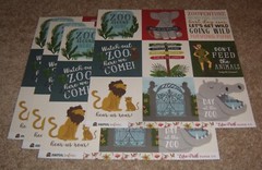 Echo Park 12×12 Double Sided Scrapbook Papers(4) ~ Animal Safari…..4×4 Journal