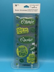 Hallmark St Patrick’s Day Body Stickers Irish Sayings NIP