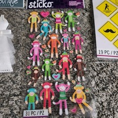 Lot Of Misc Craft Book Stickers Recollections K&C Sticko Jolees