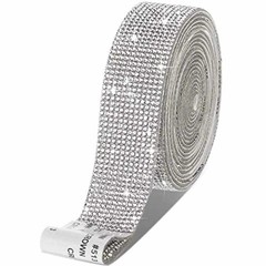 Crystal Rhinestone Tape Sticker Self Adhesive Diamond Rolls Strip Various Styles