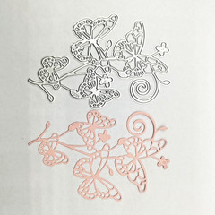 for Butterfly Metal Die Cuts Flower for Butterfly Lace Border Carbon Steel Cutti