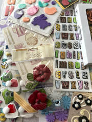 #367 MIXED LOT 50pkgs JOLEE’S FOREVER IN TIME MARTHA STEWART K & COMPANY LETTERS