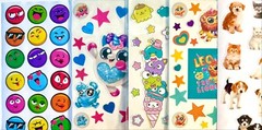 1099+ EASTER BASKET GIFT Sticker Lot GIRLY STUFF HALLMARK Kid Squad Girls Boys