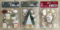 Mixed Lot (4 pcs) Jolee’s Boutique / Gallery Graphics Christmas Stickers