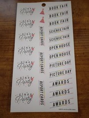 Happy Planner Class Party Book Fair Open House stickers MAMBI 278930