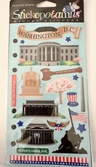 Stickopotamus Washington DC Monuments Binder Stickers Arts Crafts Scrapbooking