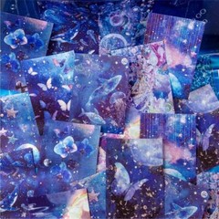 30 Sheets Fantasy Scrapbook Paper Journal Album Card Not Stickers Collage Art