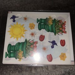 Vintage 2003 Creative Memories Spring Sensation Stickers 4 Block Sheets NIP/NOS
