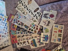 Large Lot of Assorted Scrapbooking Die-Cuts and Supplies