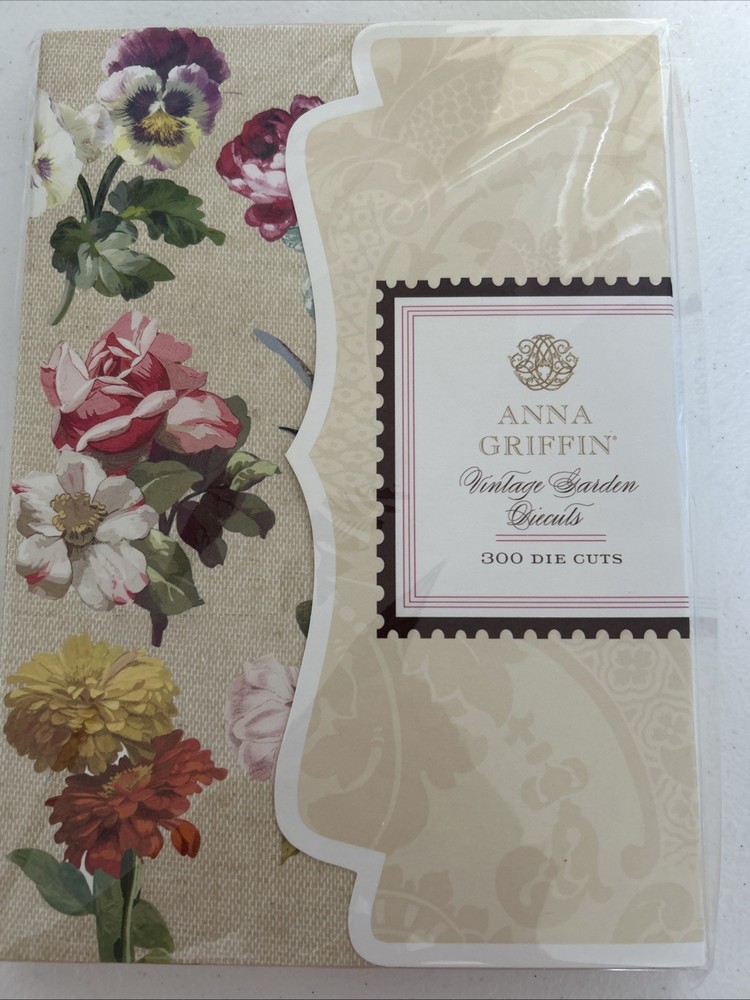 Anna Griffin Vintage Garden 300 Die Cuts Card Making AG655 NEW