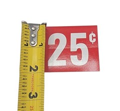 25 Cents Arcade Game Vending Machine Entertainment Amusement Price Decal Sticker
