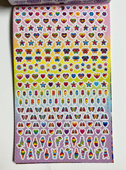 Lisa Frank 1885 Sticker Set Markie Unicorn Sugar Cookie Box Beauty Bits Vintage