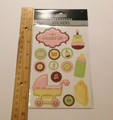 Keepsake Essentials Stickers Lot 2 Sheets Package ~Beautiful Girl~Creativity Inc