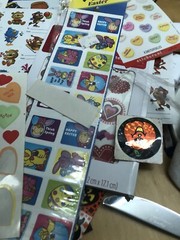 Vtg 80’s Sticker Lot 500+ Hallmark AGC Sandy lion Holiday Lot 3 Halloween Puffy