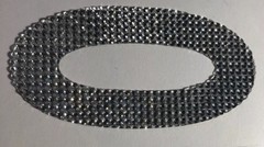GIANT SILVER RHINESTONE LETTER “O” Stickers(1pc)JoAnn’s•Name•Initial •Label•Last